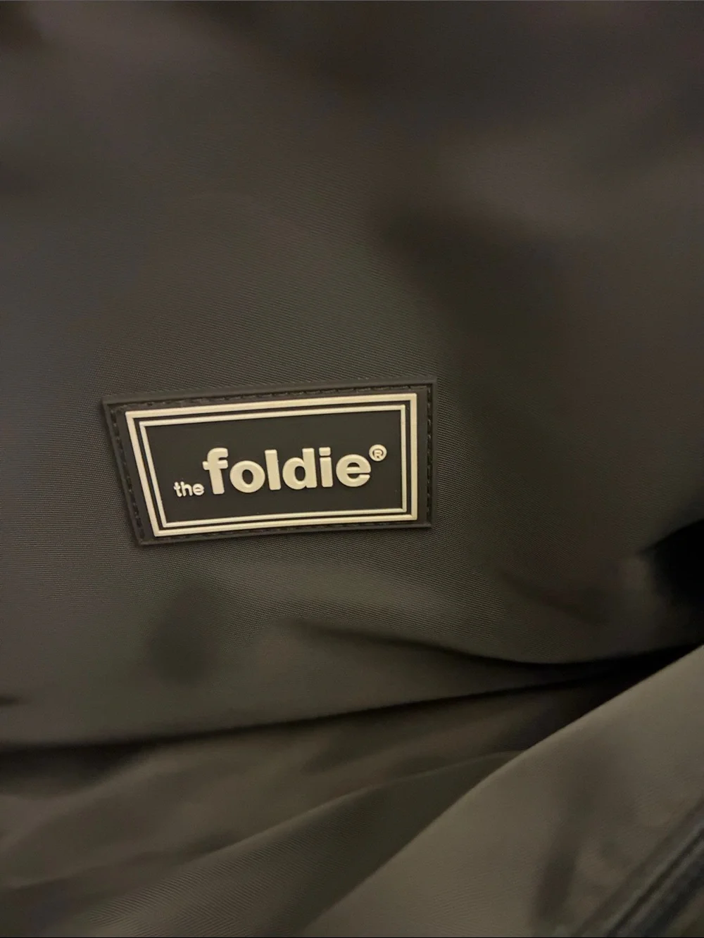 NWOT The Foldie Black Duffel Bag with Front Pocket-Great bag!!!